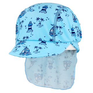 Funkční kšiltovka pirát s plachetkou Moře Modrá RDX