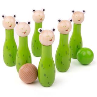 Kuželky žabky Bigjigs Toys