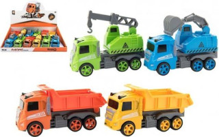 Auto stavební kov/plast na setrvačník 12cm 4 druhy