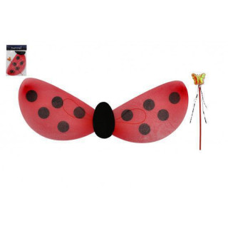 Křídla beruška s hůlkou nylon