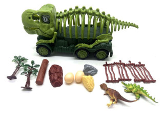 Auto dinosauří kostra