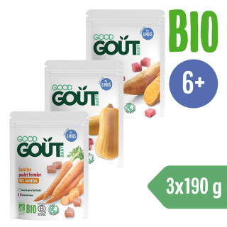 Good Gout BIO Kapsičky michelinského šéfkuchaře (3× 190 g)