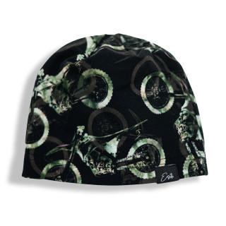 Jarní čepice Motokros - černá Esito