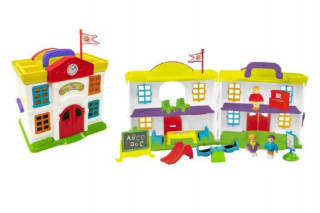 Domeček škola s doplňky plast