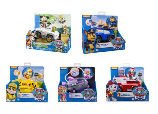 Paw Patrol základní vozidla s figurkou
