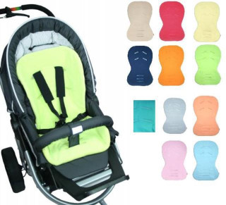 Uni podložka Moby do kočárku nebo autosedačky bavlna + microfleece Emitex