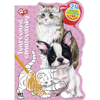 Tvarované omalovánky Štěňátka a koťátka