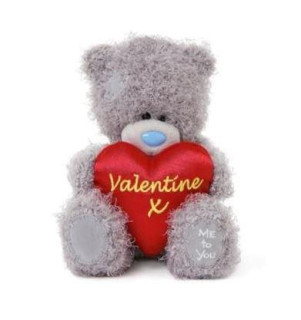 Medvídek Me to you 14,5cm Valentýn