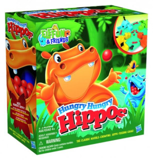 Společenská hra Hladoví hrošíci Elefun