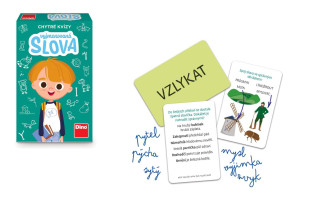 Chytré kvízy Vyjmenovaná slova naučná společenská hra Dino