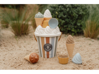 Sada na písek kyblík se zmrzlinou Vintage