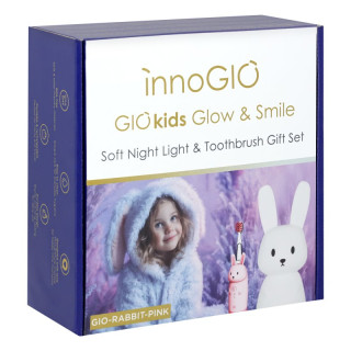 Rabbit set Pink (lampička + sonický zubní kartáček)