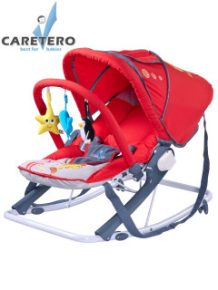 Dětské lehátko CARETERO Aqua red
