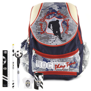 Školní batoh Cool set - 6dílná sada - hokej a fotbal