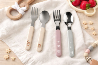 Lžička a vidlička z nerez oceli 