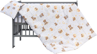 2dílné povlečení do postýlky Lila 100 x 135 cm béžová Scarlett