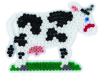 Podložka na zažehlovací korálky Hama Kráva MIDI
