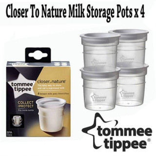 Nádobky na skladování mat. mléka C2N, 4ks 0+m