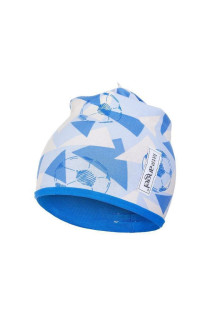 Čepice podšitá Outlast® - šedomodrá míč/modrá royal