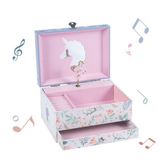 Hudební hrací šperkovnice - Jednorožec