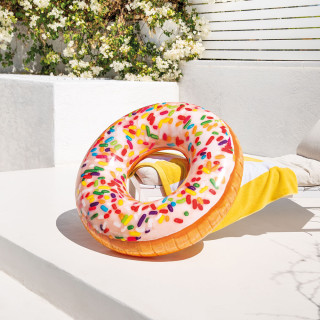 Nafukovací kruh donut s posypem 1,14m Intex 56263