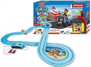 Autodráha Carrera First Paw Patrol/Tlapková Patrola 3,5 m + 2 auta 