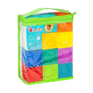 Měkké gumové kostky Bam Bam 9 ks