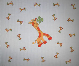 Sada bavlněných Tetra osušky 90x100 cm 2 ks - Žirafa