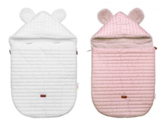 Prošívaný fusak 2 v 1 s kapucí a luna podšívkou Made with Love Baby Nellys