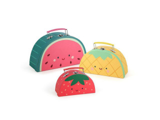 Sada 3 kufříků Lahodné ovoce Sarah Betz Vilac
