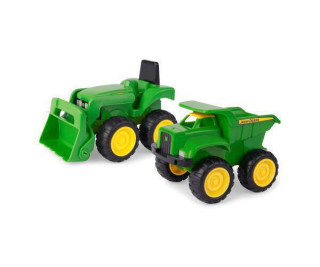 JD Kids John Deere traktor a sklápěč set 16 cm