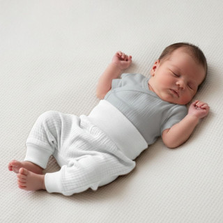 Kojenecké kalhoty - buggy mušelín bílá Baby Service