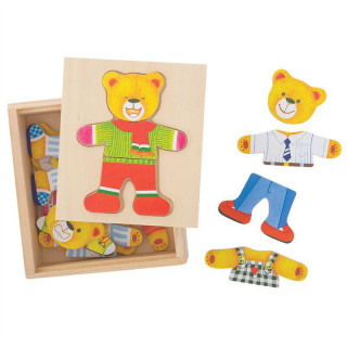 Oblékací puzzle Pan medvěd Bigjigs Toys