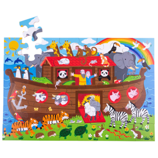 Podlahové puzzle Noemova archa 48 dílků Bigjigs Toys