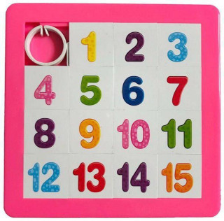 Hra 15 hlavolam logický 12,8 cm