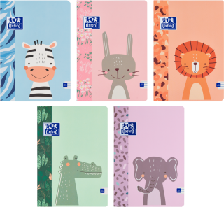Sešit Oxford Kids A5/32 listů, dvojitě linkovaný, mix Oxford