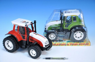 Traktor plast 25cm - zelený