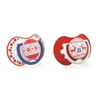 Šidítko 3-6m silikonové dynamické LOVI Winter 2ks Červená