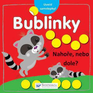 Výtvarná knížka se samolepkami - Nahoře, nebo dole? – Bublinky