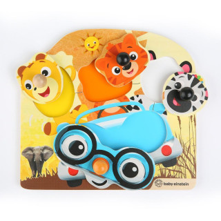 Hračka dřevěná puzzle Friendy Safari Faces Hape 12 m+