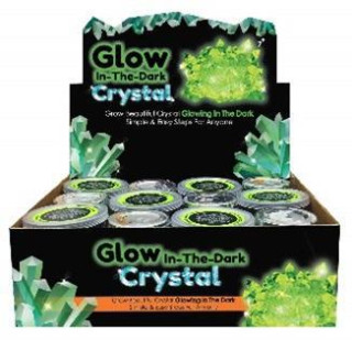 Krystal rostoucí - svítící ve tmě