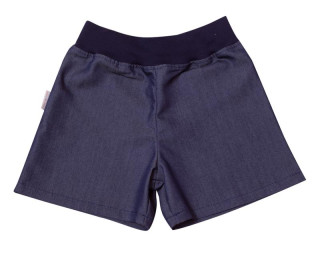 Dívčí šortky Tmavě modré bez lemu MKCool