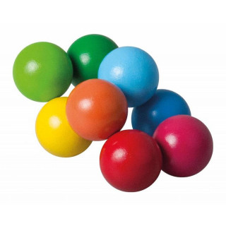 Kuličky na šňůře dřevo Detoa