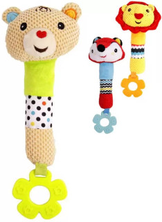 Pískací chrastítko s kousátkem