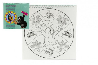 Dětské mandaly Krtek omalovánky 20x20x1cm