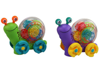 Šnek s ozubenými kolečky s hudbou  a projektorem