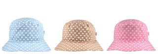 Dívčí plátěný klobouk Srdíčka RDX
