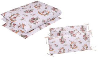 Sada povlečení 3dílné bavlněné 120 x 90 cm Zajíček Infantilo