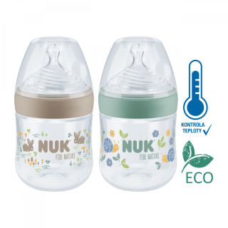 For Nature láhev s kontrolou teploty 150 ml Nuk