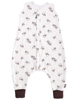 Letní spací pytel bambus buldoček hnědé nohavice Kaarsgaren